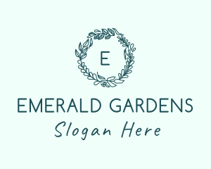 Floral Leaf Ornament logo design