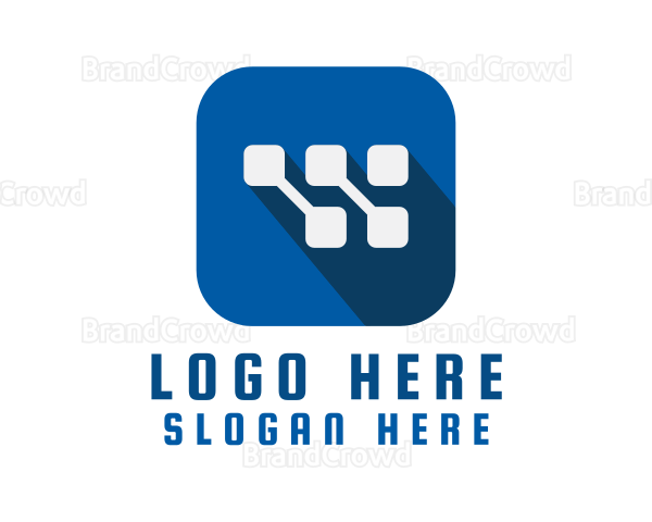 Digital Software Technology App Logo