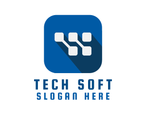 Software - Digital Software Technology App logo design