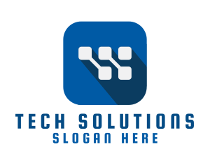 Software - Digital Software Technology App logo design
