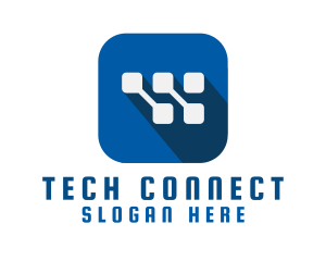App - Digital Software Technology App logo design