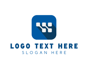 Digital Software Technology App logo design