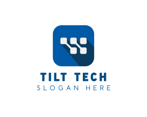 Digital Software Technology App logo design