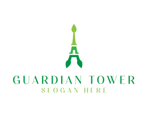 Natural Leaf Tower logo design