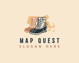 Bean Boots Massachusetts logo design