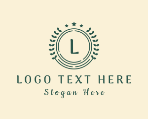 Shop - Leaf Wreath Boutique logo design