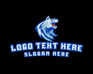 Angry - Wild Wolf Esport logo design