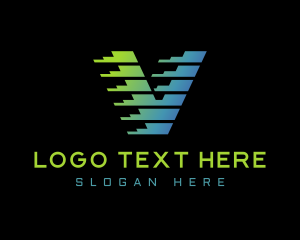 Creative - Digital Creative Letter V logo design