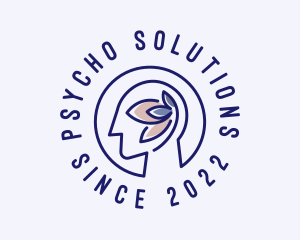 Psycho - Organic Flower Mental Health logo design