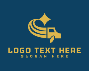 Logistic Service - Star Truck Delivery Service logo design