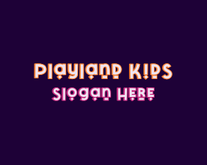 Playful Kid Shapes logo design