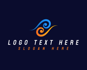 Industrial - Air Breeze Hvac logo design