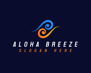 Air Breeze Hvac logo design