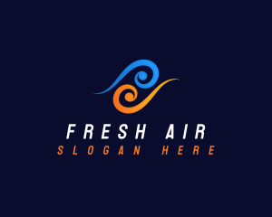 Air Breeze Hvac logo design