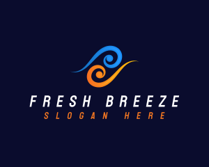 Air Breeze Hvac logo design