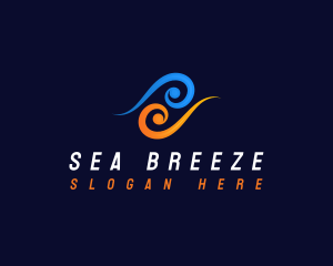 Air Breeze Hvac logo design