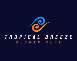 Air Breeze Hvac logo design