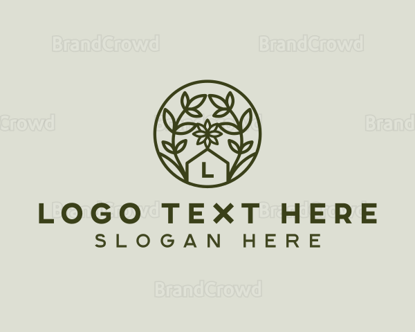 Plant Garden Landscaping Logo