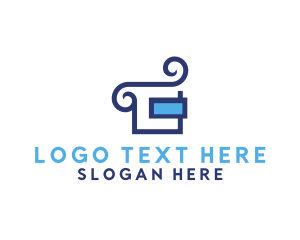 Decor - Furniture Decoration Upholstery logo design