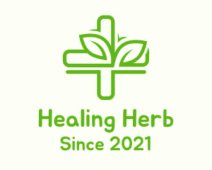 Green Organic Medicine logo design