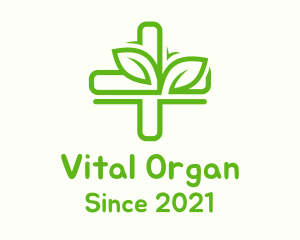 Green Organic Medicine logo design