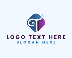 Creative - Creative Firm Media Letter T logo design