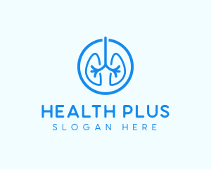 Blue Lung Organ logo design