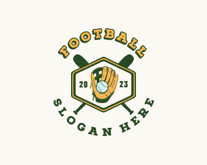 Baseball Sports League Logo