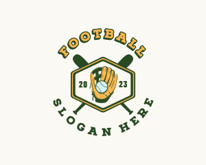Mitt - Baseball Sports League logo design