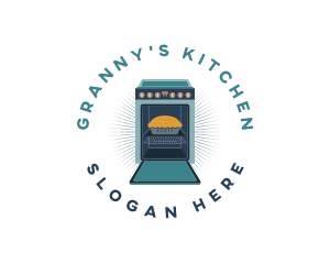 Oven Pie Baking logo design