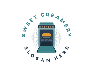 Oven Pie Baking logo design