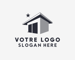 Commercial Storage Warehouse Logo