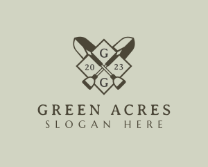 Landscaping - Landscaping Shovel Horticulture logo design