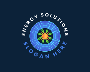 Solar Panel Energy logo design