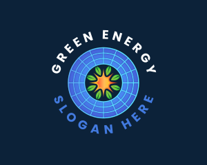 Solar Panel Energy logo design