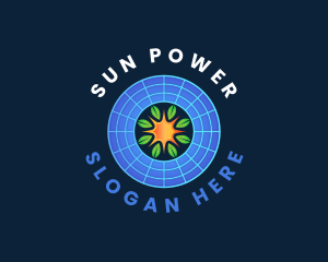 Solar Panel Energy logo design