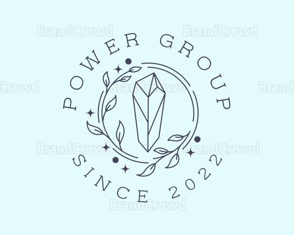 Leaf Crystal Jewelry Logo