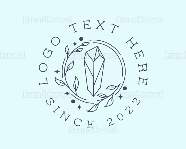 Leaf Crystal Jewelry Logo