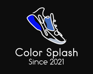 Multicolor Sneaker Lace  logo design