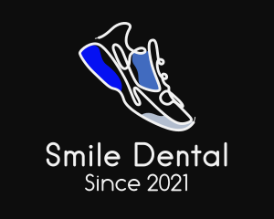 Shoe - Multicolor Sneaker Lace logo design