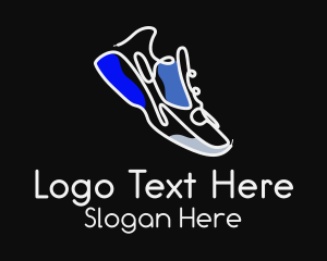 Multicolor Sneaker Lace  Logo