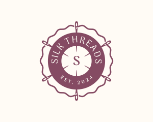 Embroidery Needle Thread logo design