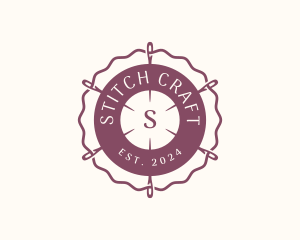 Needle - Embroidery Needle Thread logo design