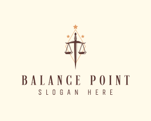 Equilibrium - Knife Scale Law Firm logo design