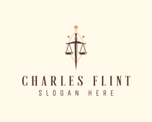 Justice - Knife Scale Law Firm logo design