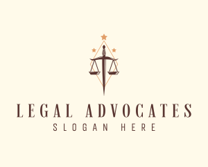 Knife Scale Law Firm logo design