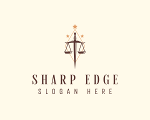 Knife Scale Law Firm logo design