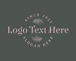 Gardening - Elegant Feminine Spa Wordmark logo design