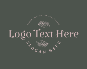 Organic - Elegant Feminine Spa Wordmark logo design