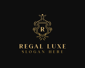 Regal Shield Upscale logo design